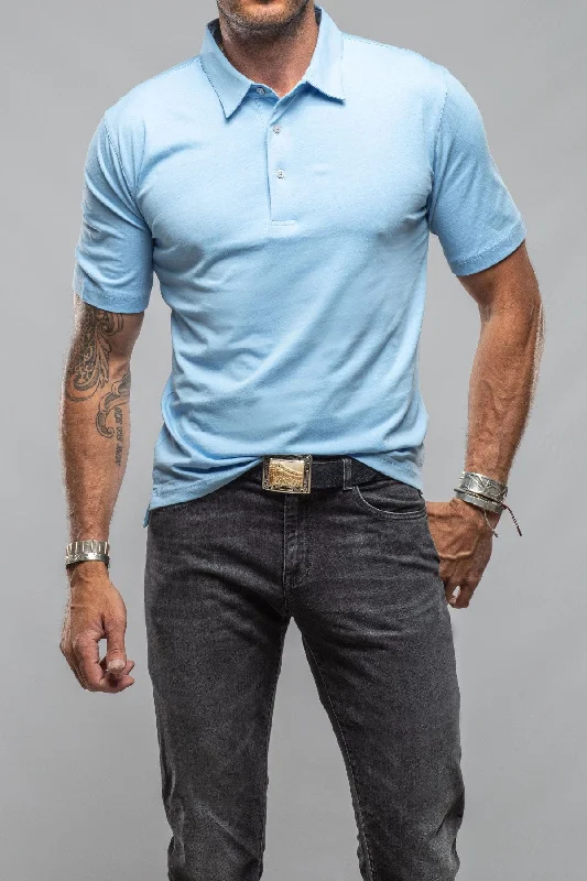 The Best Prices Cruz Cotton Polo in Sky Blue