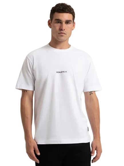 Weekend Specials to Love HENLEYS TEAM SPIRIT T-SHIRT - MENS -WHITE