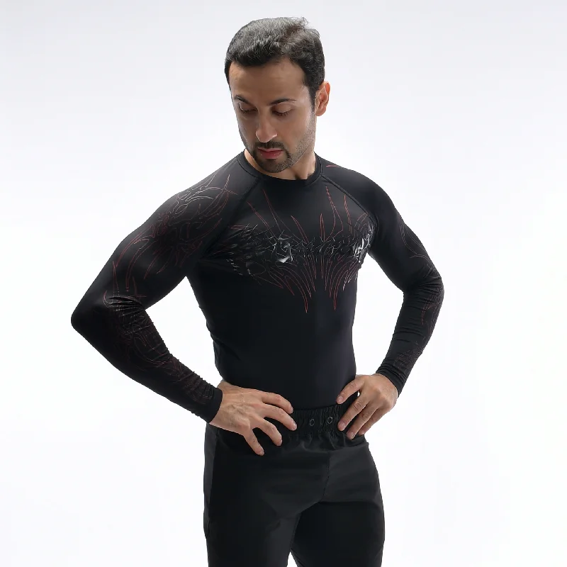Overstock Shadow Compression Long Sleeve Tee