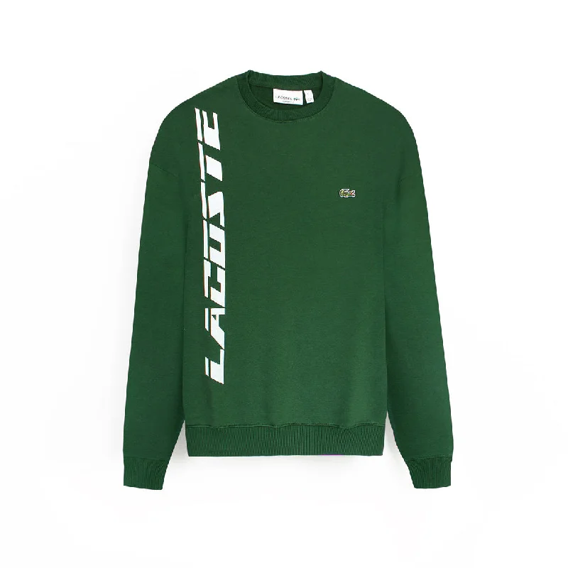 Special Price LC - Men 'Green' Printed Logo Fleece Sweatshirt LC472