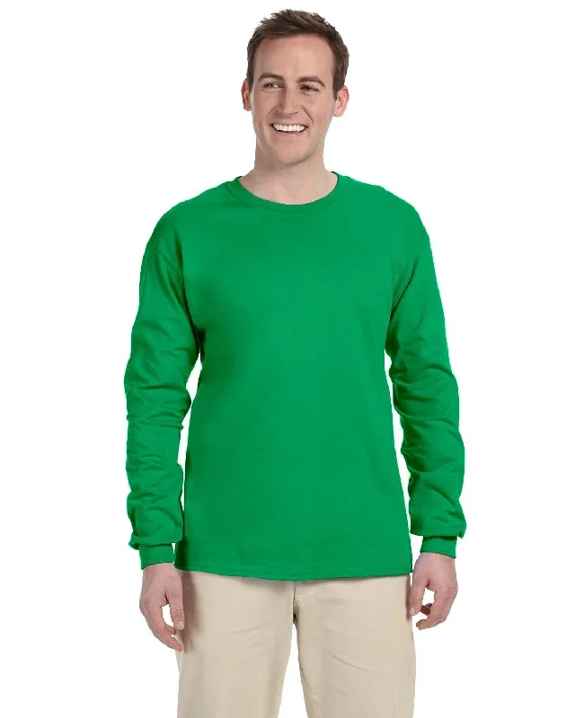 Weekend Shopping Extravaganza Fruit of the Loom Lightweight Long Sleeve T-Shirt | Kelly