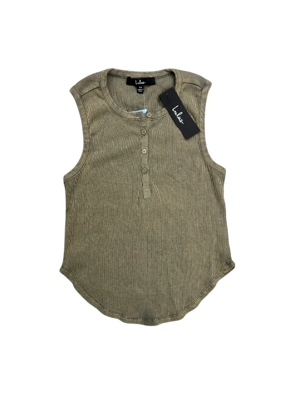 Weekend Special Tank Top By Lulus In Green, Size: Xs