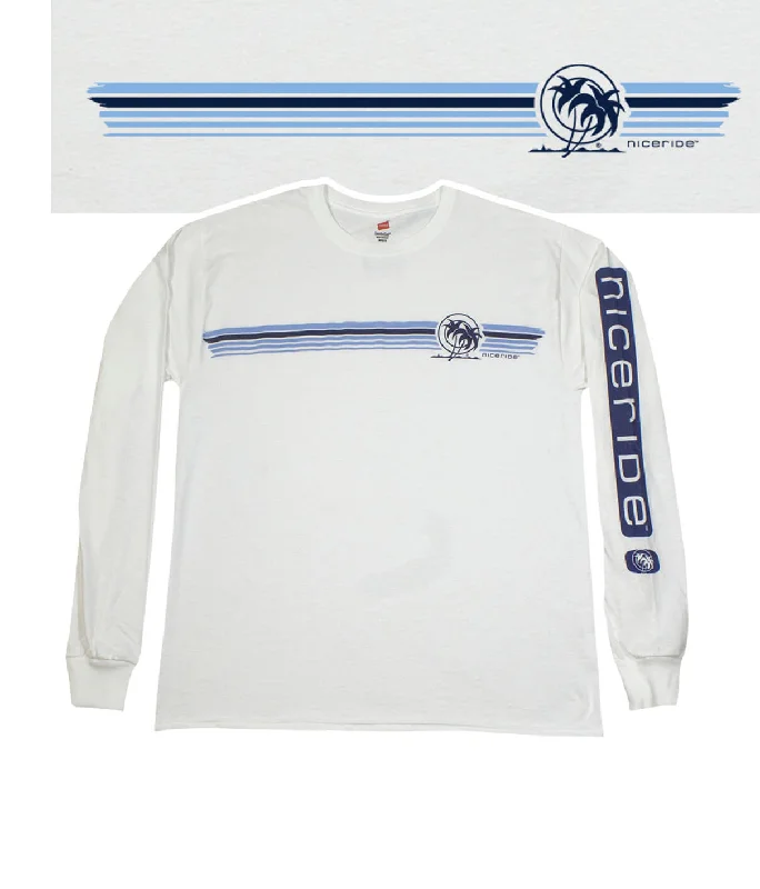 Reduced Prices Boardwalk - White Hanes Pre-Shrunk men's 100% Cotton Long Sleeve Shirt