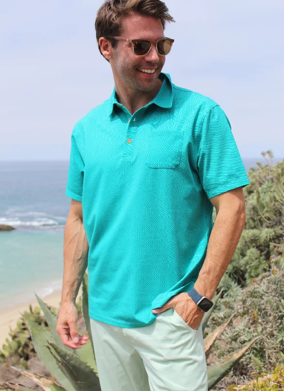 Today’s Deal HCS23295 ZIG ZAGETY POLO lagoon