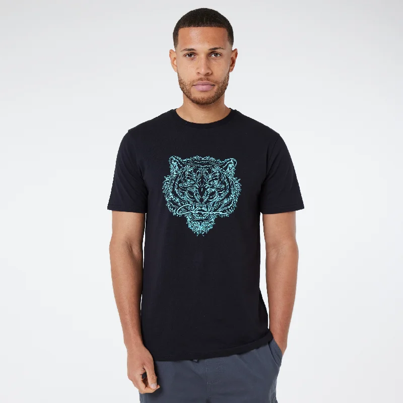 Seasonal Clearance Fury T-Shirt | Black Aqua