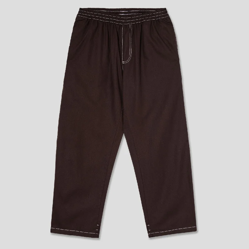 Get It Before It’s Gone Polar Skate Co. 'Surf' Pant Contrast - Chocolate/White