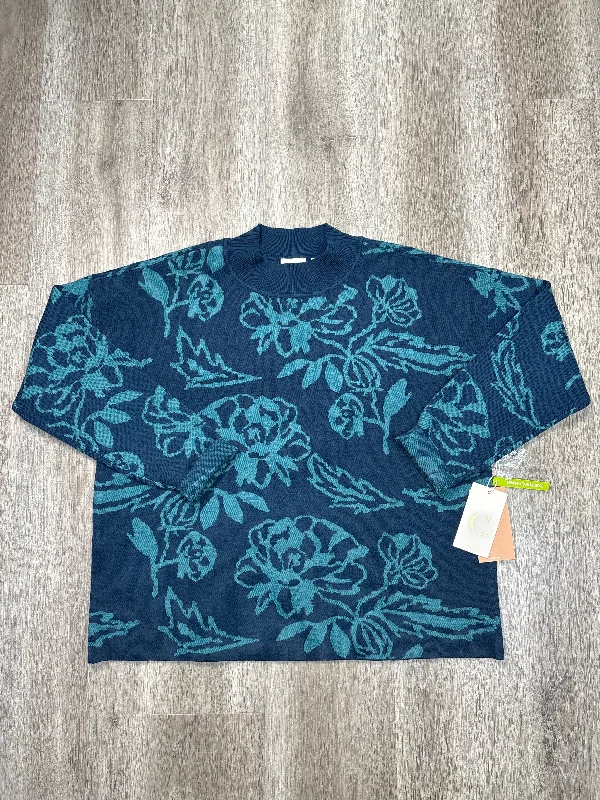 Weekend Deals That Dazzle Sweater By Cyrus Knits In Blue, Size: M