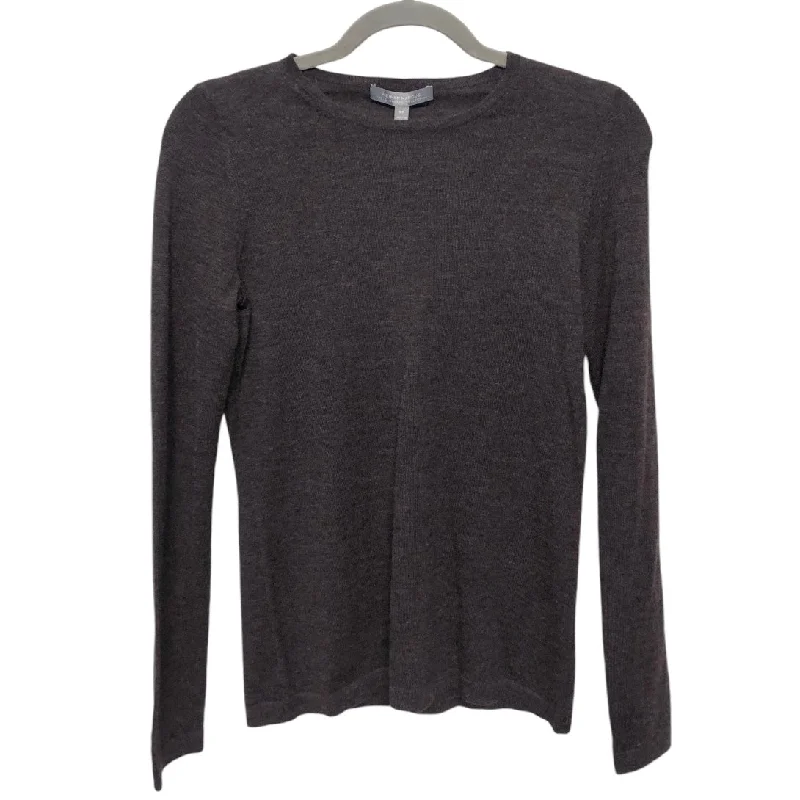 Shop the Weekend Away Top Long Sleeve Designer By Neiman Marcus In Brown, Size: Xs