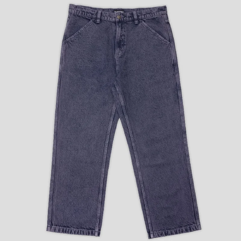 Can't Miss Pass~Port Workers Club Denim Jean - Purple Over-Dye