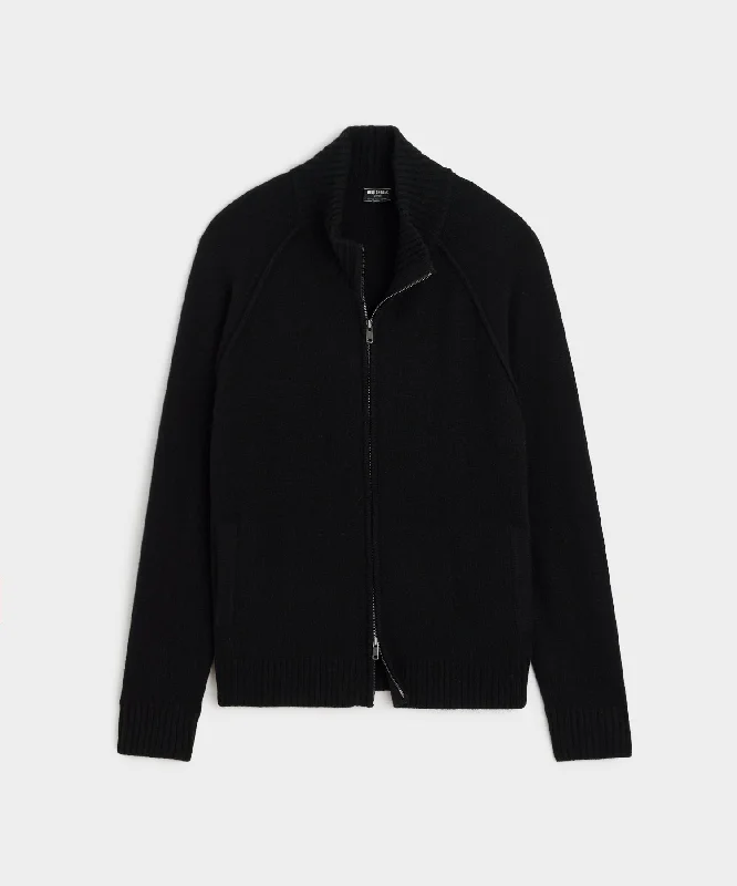 Special Buy Nomad Cashmere Full-Zip Sweater in Black