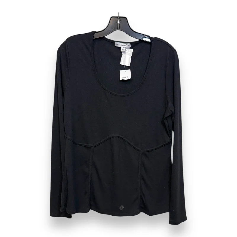 Weekend Discounts to Enjoy Top Long Sleeve By Clothes Mentor In Black, Size: 1x