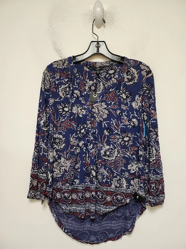 Weekend Bargains to Enjoy Top Long Sleeve By Lucky Brand In Multi-colored, Size: Xs