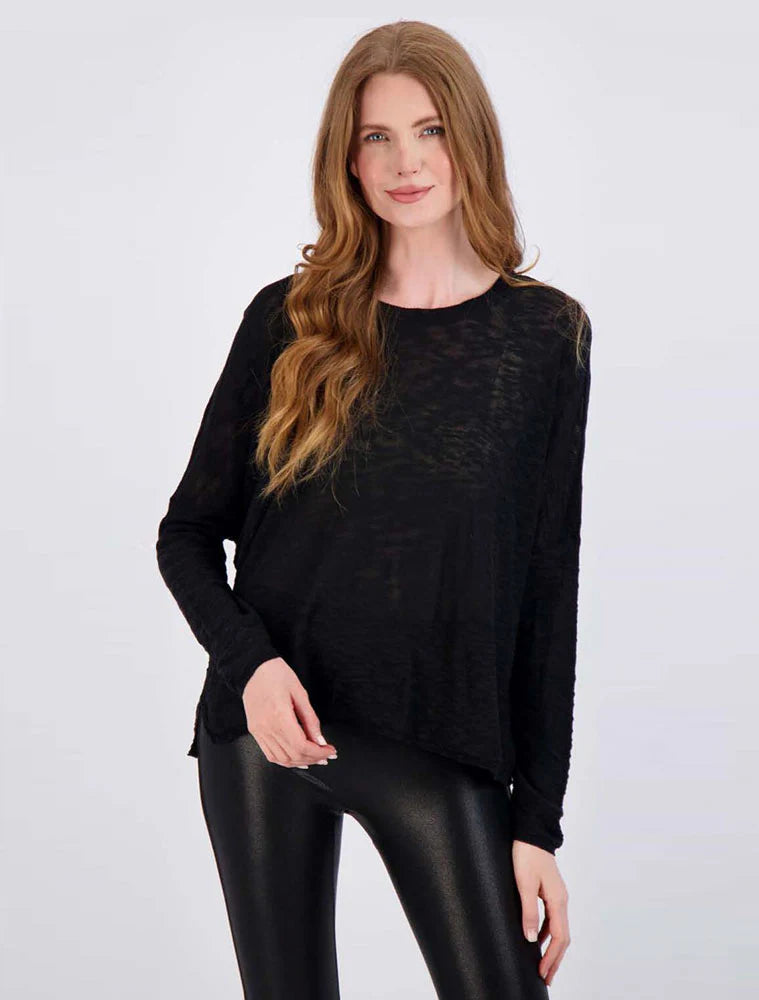 Great Deal Sandcastle Crewneck Longsleeve - Black