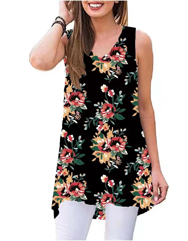 BLACK FLORAL