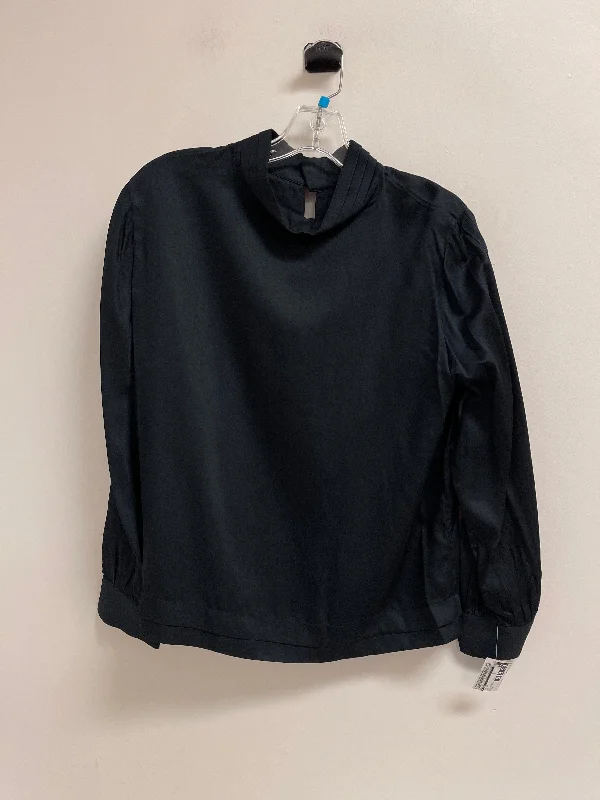 Weekend Wonders Await! Top Long Sleeve By Cma In Navy, Size: M