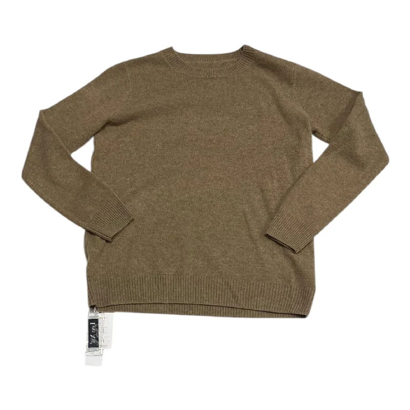 Weekend Offers That Dazzle Sweater By liny xin In Tan, Size: L