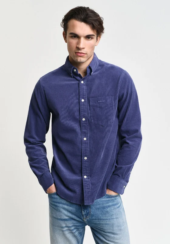 Buy More, Save More Gant Corduroy Shirt, Dusty Navy