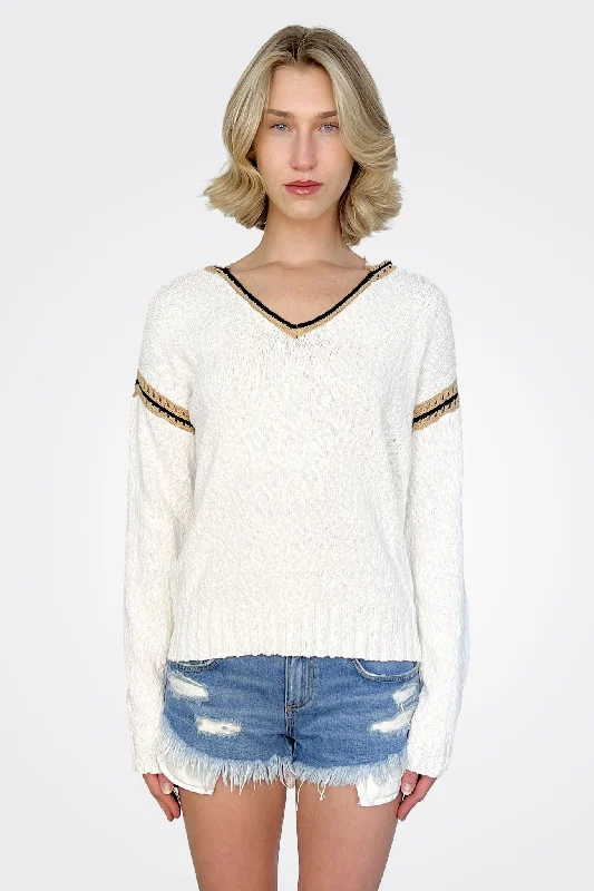 Weekend Bargains to Love Hooded Sweater - Ecru