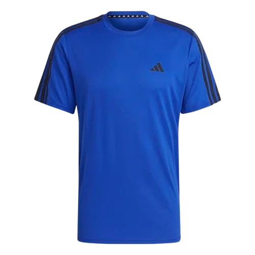 Lowest Price ADIDAS TRAIN ESSENTIALS 3-STRIPES TRAINING TEE - MENS - LUCID BLUE