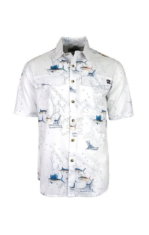 Best Bargains Hook & Tackle Short Sleeve Men Sun Protection Moisture-Wickin