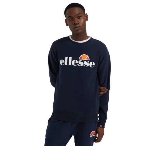 Weekend Deals to Make You Smile ELLESSE SL SUCCISO SWEATSHIRT - MENS - NAVY