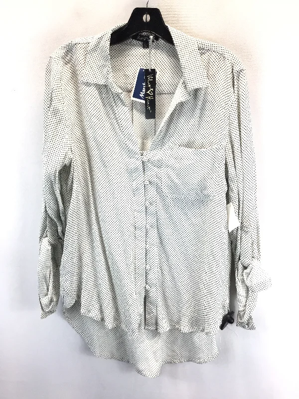 The Best Deal Top Long Sleeve By Velvet Heart In Polkadot Pattern, Size: S