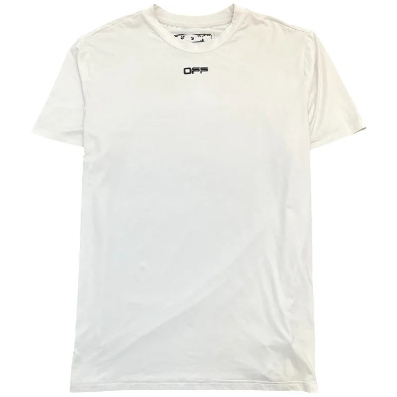 Extra Discount Men's Arrow Logo T-Shirt White Size XL
