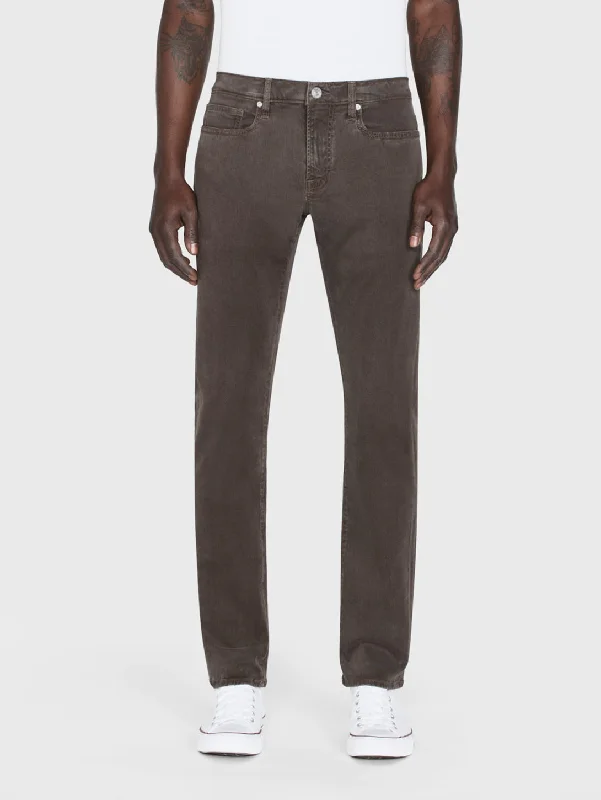 Incredible Offers L'Homme Slim Twill Pant - Mocha