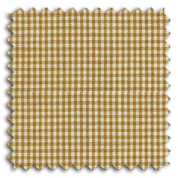 Midnight Sale Tan and Cream Mini Check Custom Dress Shirt