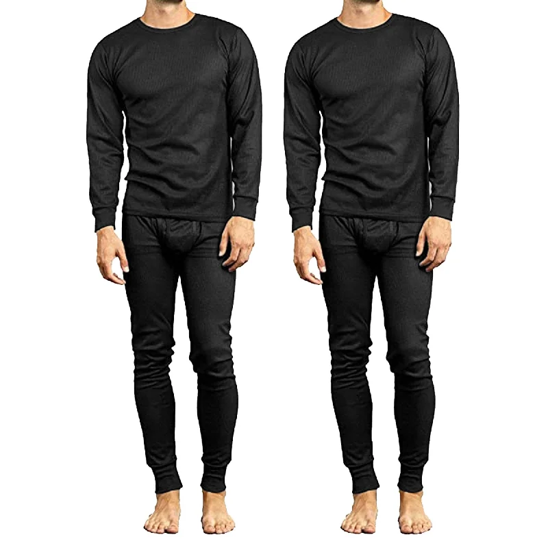 Incredible Offers 4-Piece Lightweight Thermal Set Of Both A Thermal Top And Bottom (2-Full Sets)