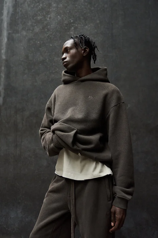 Year-End Clearance LAUNDERED CLASSICS HOODIE - BROWN