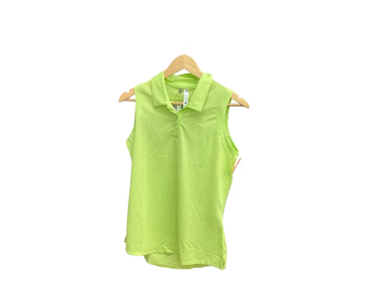 Weekend Bargains to Love Athletic Tank Top By Adidas In Green, Size: M