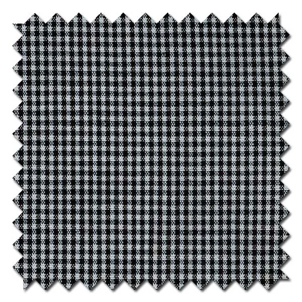 Year-End Sale Black Mini Gingham Check / Plaid Custom Dress Shirt