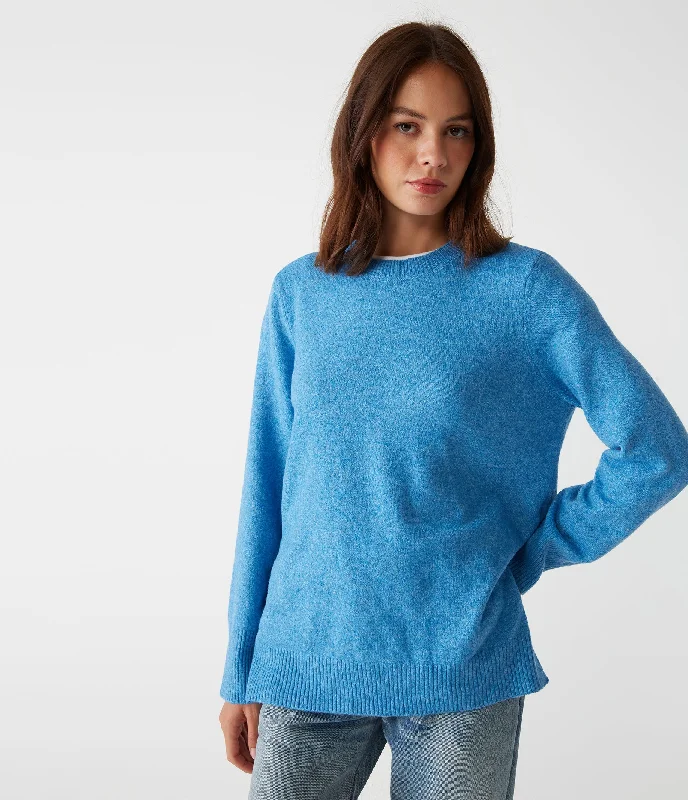 The Best Prices Imogen Crew Neck Sweater - Sky