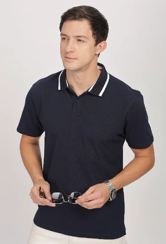 Customer Appreciation Sale White Bleeds Navy - Polo Tshirt