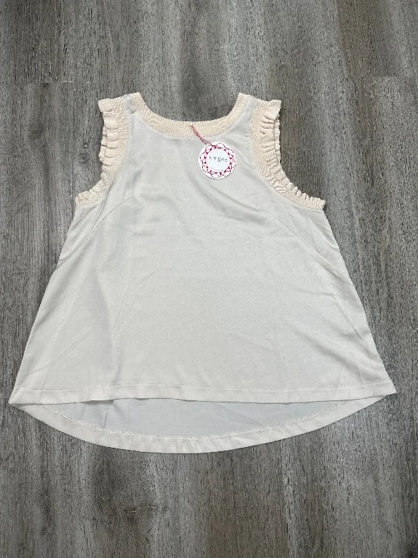 Value Pack Top Sleeveless By Umgee In Cream, Size: S