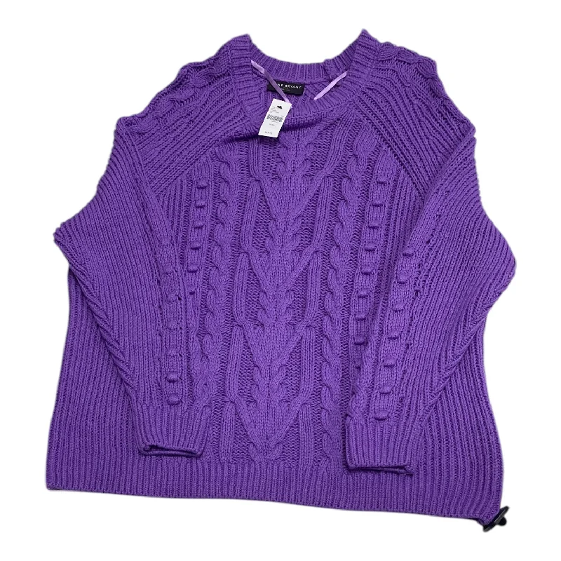 Weekend Savings Spectacular Sweater By Lane Bryant In Purple, Size: 4x