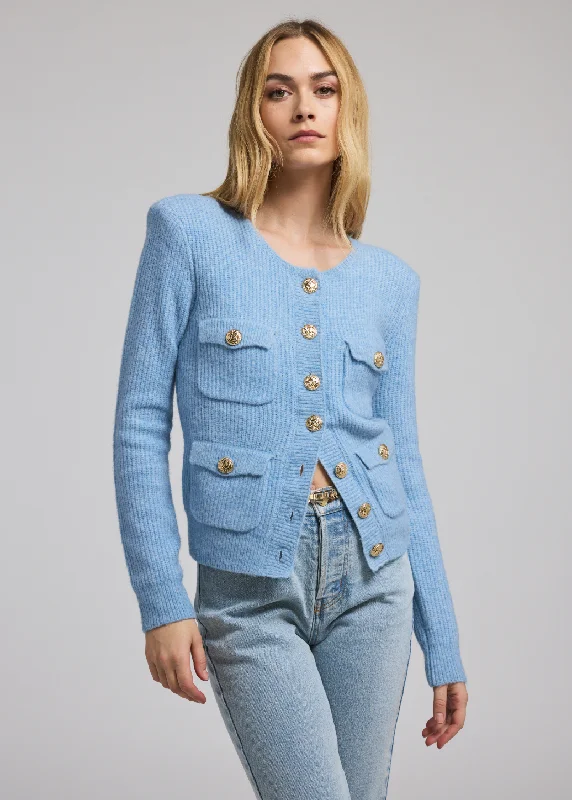 Extra Savings Ellison Rib Cardigan - Blue