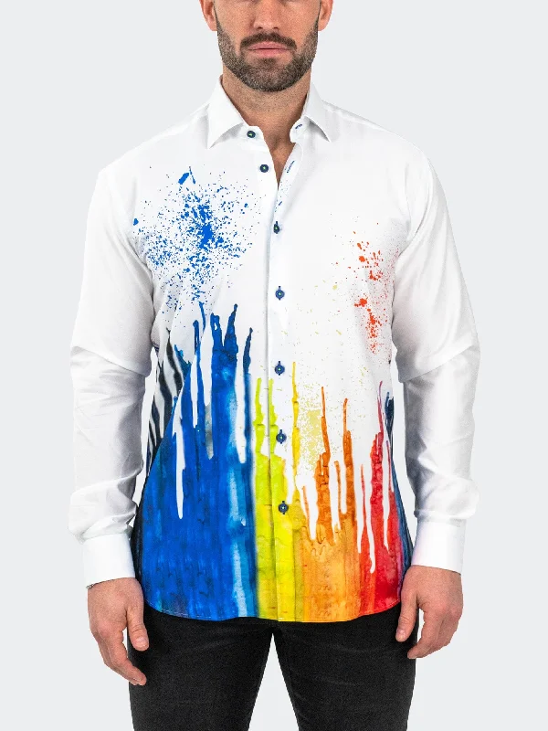 Early Bird Fibonacci Dripped White
