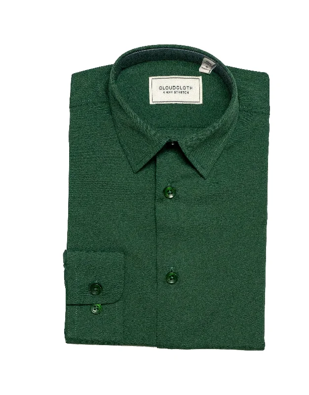 Final Offer MSH9801 Hunter green- 4Way Stretch Shirt. Available in 17 Colors!