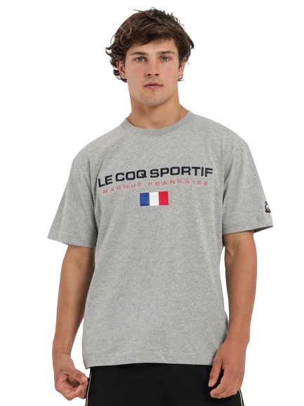 Deal Dash Le Coq Sportif Francaise Tee - Mens - Grey