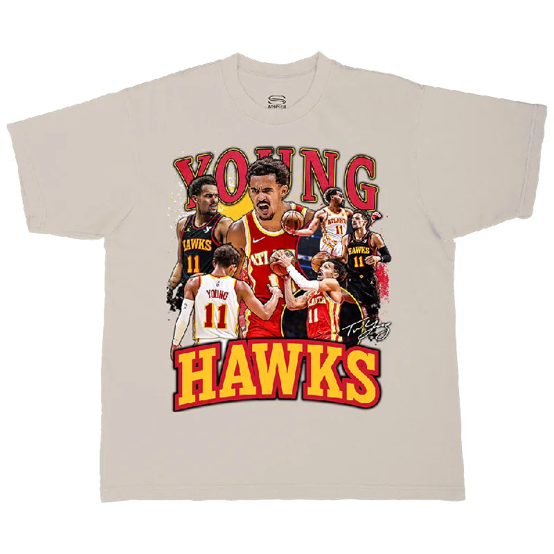 Buy Now Stadium Essentials Hawks Young Cream Crossroads Tee