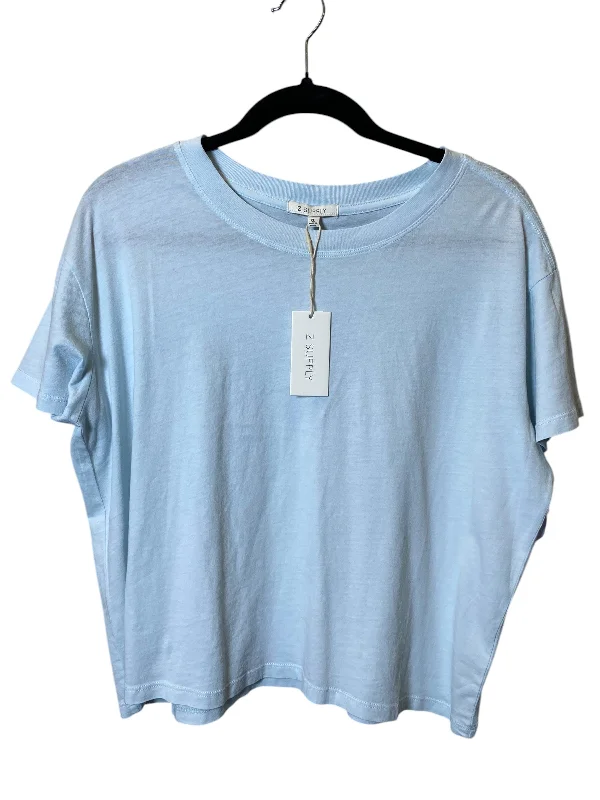 Unwind with Weekend Discounts Top Short Sleeve By Z Supply In Blue, Size: Xl