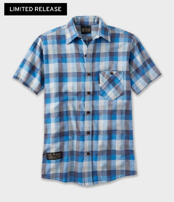 Mega Sale Lightweight Fitted Short Sleeve Shirt - Heron