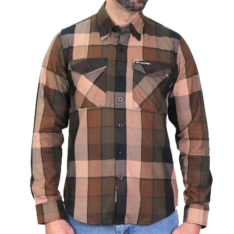 Value Deals Hot Leathers FLM2013 Men's Sidewinder Flannel Long Sleeve Shirt