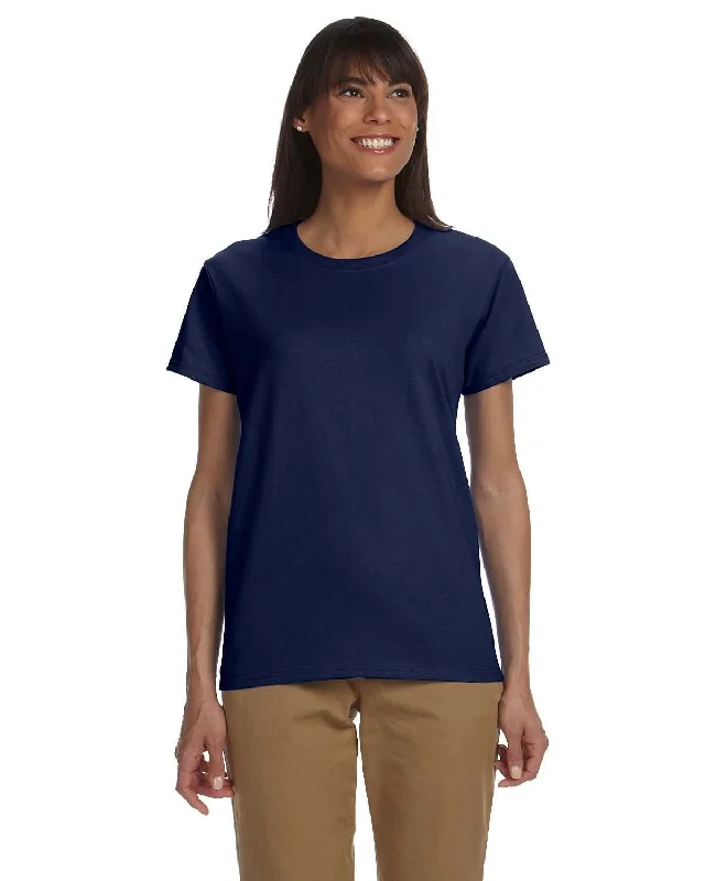 Super Bargain Gildan Ladies Ultra Cotton Heavyweight T-Shirt | Navy
