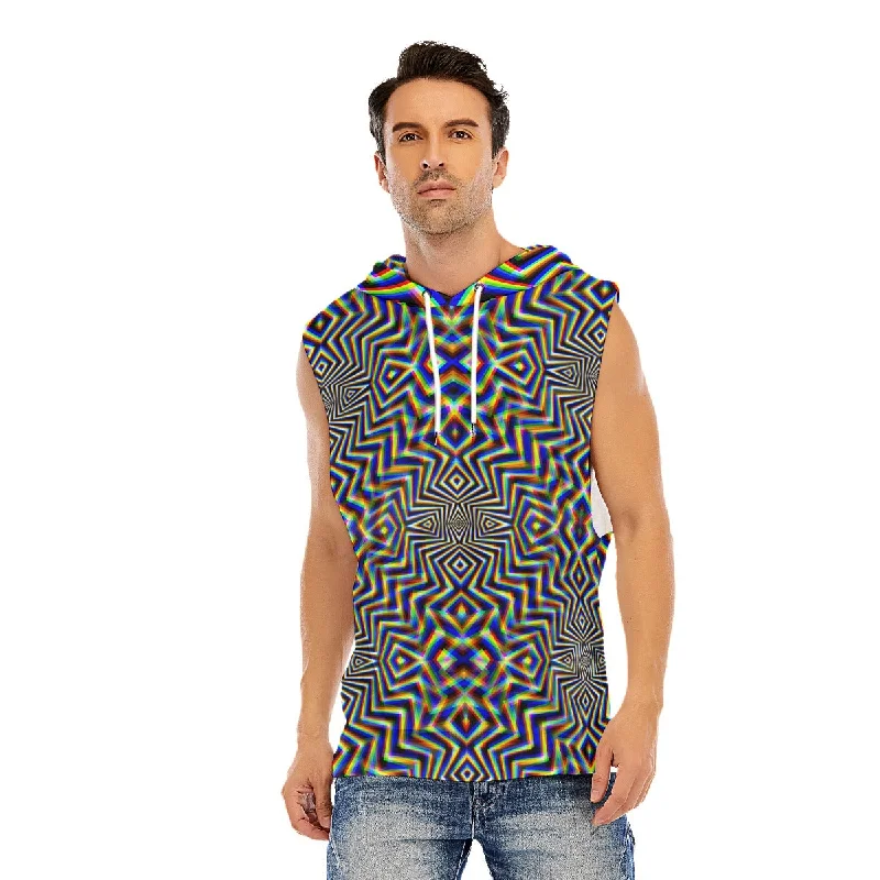Bargain Prices Chromadelic Hooded Tank Top