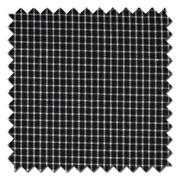 Special Discount Black and White Reverse Graph Check / Plaid Custom Dress Shirt