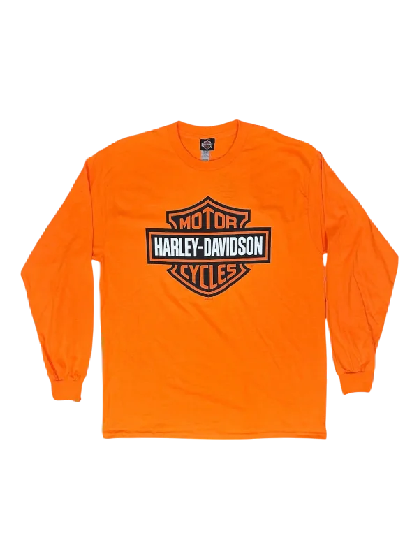 Special Price Safety Orange Long Sleeve Tee
