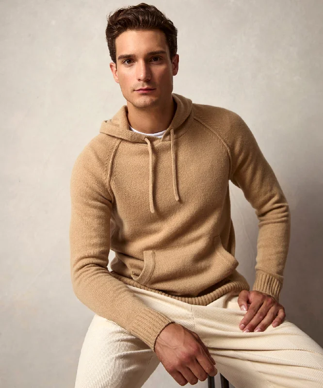 Deal of the Week Nomad Cashmere Hoodie in Dark Wheat